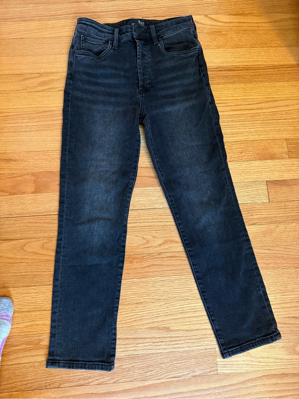 Kut from the Kloth Men's Slim Straight Black Jeans